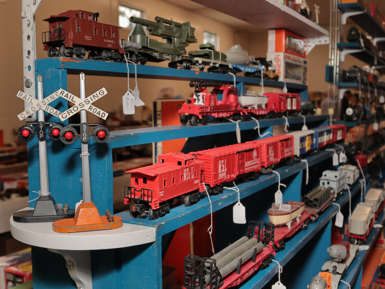 A small sampling of the many items available at the Model Train Show and Sale, hosted by the Hawley Fire Department.